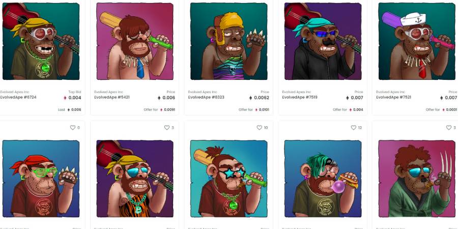 evolved apes